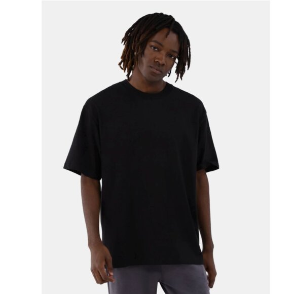 No Boundaries Other - No Boundaries All Gender Cotton Oversize Short Sleeve Tee, Black 3XL (54-56)